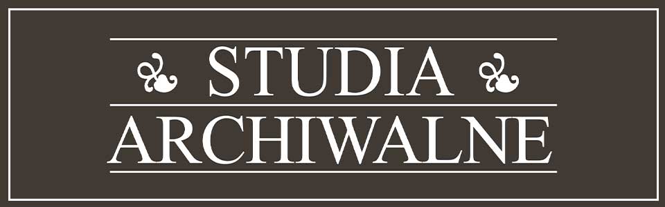 Studia Archiwalne - banner